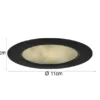 LED Einbaustrahler 230V 3er Set dimmbar, 3 Lichtfarben für Badezimmer, Ø 11cm