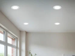 LED Einbaustrahler 230V 3er Set, 3 Lichtfarben inklusive Tageslichtweiß Ø 12cm