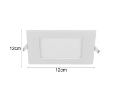 LED Einbaustrahler 230V 3er Set, 3 Lichtfarben inklusive Tageslichtweiß B 12cm