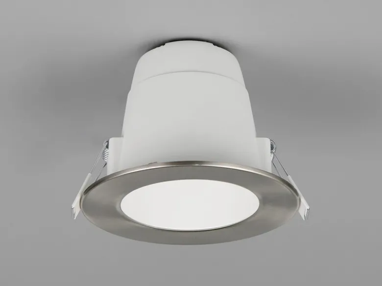 LED Einbaustrahler VIRUNGA 230V dimmbar, 3 Lichtfarben für Badezimmer, Ø 11cm