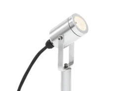 LED-Erdspießstrahler Gartenstrahler MONZA 107cm Aluminium, schwenkbar, 3W, IP44