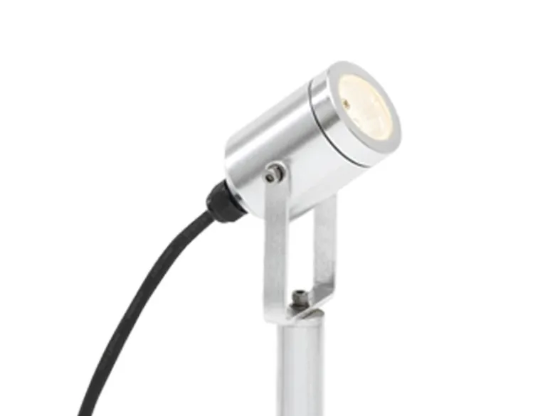 LED-Erdspießstrahler Gartenstrahler MONZA 107cm Aluminium, schwenkbar, 3W, IP44