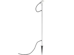 LED-Erdspießstrahler Gartenstrahler MONZA 107cm Aluminium, schwenkbar, 3W, IP44