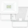 LED Flutlichtstrahler Aluminium Weiß Sicherheitsglas, 10 Watt, IP54