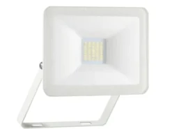 LED Flutlichtstrahler Aluminium Weiß Sicherheitsglas, 10 Watt, IP54