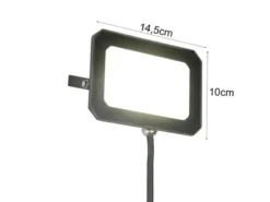 LED Flutlichtstrahler FUNCHAL 30W Aluminium Schwarz, IP65, Breite 14,5cm