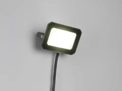 LED Flutlichtstrahler FUNCHAL 20W Aluminium Schwarz, IP65, Breite 12cm