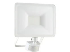 LED Flutlichtstrahler mit Bewegungsmelder Weiß, 20 Watt, IP54