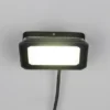 LED Flutlichtstrahler 30W, Aluminium Schwarz, IP65, mit Anschlussbox