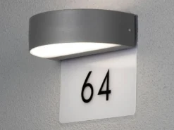 LED Hausnummernleuchte MONZA Außenwandleuchte up & down, Anthrazit