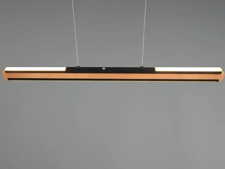 LED Holzbalken Pendelleuchte DEACON dimmbar, Breite 110cm
