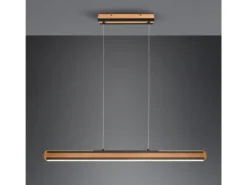 LED Holzbalken Pendelleuchte DEACON dimmbar, Breite 110cm