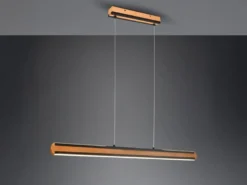 LED Holzbalken Pendelleuchte DEACON dimmbar, Breite 110cm