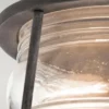 LED Industrial Deckenleuchte für Innen & Außen, Anthrazit Ø30,5cm