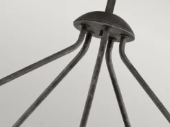 LED Industrial Pendelleuchte für Innen & Außen, Anthrazit Ø66cm