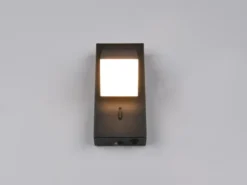 LED Innen Wandleuchte RAGLAN schwenkbar mit Schalter Schwarz, Höhe 15cm