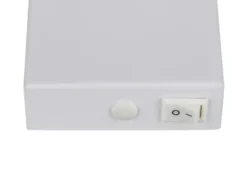 LED Innen Wandstrahler Weiß mit Schalter, Spot schwenkbar, Höhe 15cm