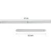 LED Küchen Unterbauleuchten SET flach für Eckmontage, Gesamtlänge 90cm