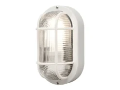 LED Kellerleuchte für Wand-& Deckenmontage Weiß, Höhe 20cm
