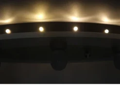 LED Kinder Deckenleuchte Fußball-Stadion mit Zugschalter für LED-Schlummerlicht