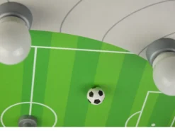 LED Kinder Deckenleuchte Fußball-Stadion mit Zugschalter für LED-Schlummerlicht