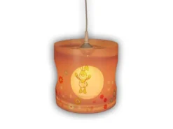 LED Kinderzimmer Deckenleuchte Lampenschirm drehend Motiv Bungee Bunny