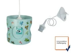 LED Kinderzimmer Dreh-Pendelleuchte Lampenschirm drehend Motiv Zanimo