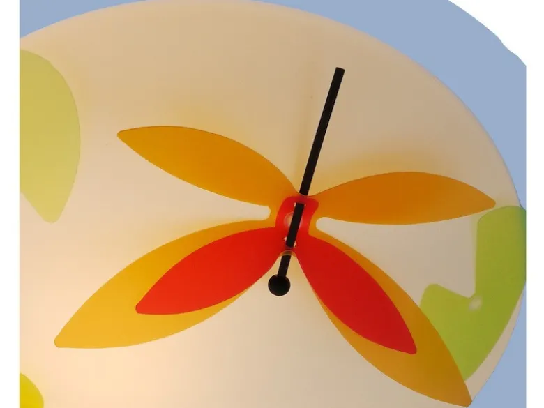 LED Kinderzimmer Wandlampe LIBELLE, bruchsicherer Schirm, Ø 25cm