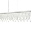LED Kristall Pendelleuchte SCALA dimmbar mit Fernbedienung, Breite 90cm