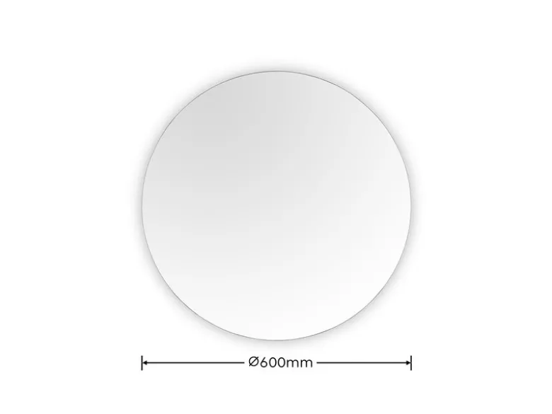 LED Lichtspiegel Bad Wandspiegel FRANZI rund Ø 60cm
