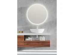 LED Lichtspiegel Bad Wandspiegel FRANZI rund Ø 60cm