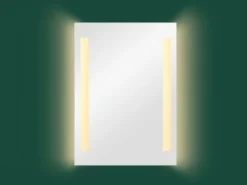 LED Lichtspiegel Bad Wandspiegel LINA rechteckig 50x70cm