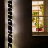 LED Mini Lichterschlauch, Lichtsensor & 6/9h Timer, Batteriebetrieb, IP44, 5m