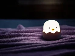 LED Nachtlicht EGGY EGG, per USB aufladbar, dimmbar, 7 Lichtfarben - Höhe 12cm