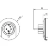 LED Nachtlichter 2er SET Plug-in mit Steckdose & Dämmerungssensor - Ø 9cm