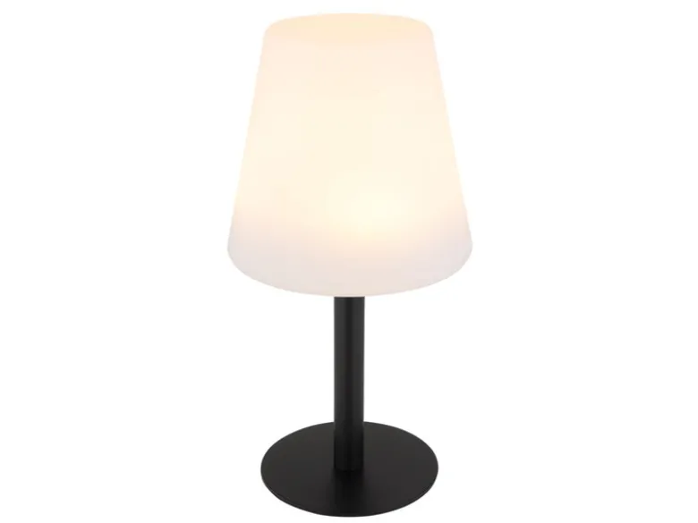 LED Outdoor Solar Tischleuchte mit RGB Farbwechsel, Höhe 30cm