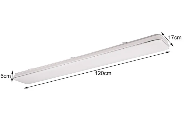 LED Panel Deckenleuchte BLANCA flach, hell & dimmbar, Neutralweiß, Breite 120cm