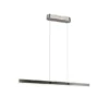 LED Pendelleuchte ARCOLA stufenlos höhenverstellbar Silber, Breite 115cm