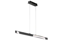 LED Pendelleuchte BRIDGE Schwarz/Weiß dimmbar, Breite 95cm