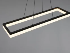 LED Pendelleuchte CAMINO modern in Schwarz, Breite 70cm