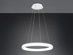 LED Pendelleuchte CARDONA groß Weiß, dimmbar & 3 Lichtfarben, Ø 75cm