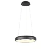 LED Pendelleuchte CARDONA Schwarz, dimmbar & 3 Lichtfarben, Ø 46,5cm