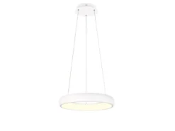 LED Pendelleuchte CARDONA Weiß, dimmbar & 3 Lichtfarben, Ø 46,5cm