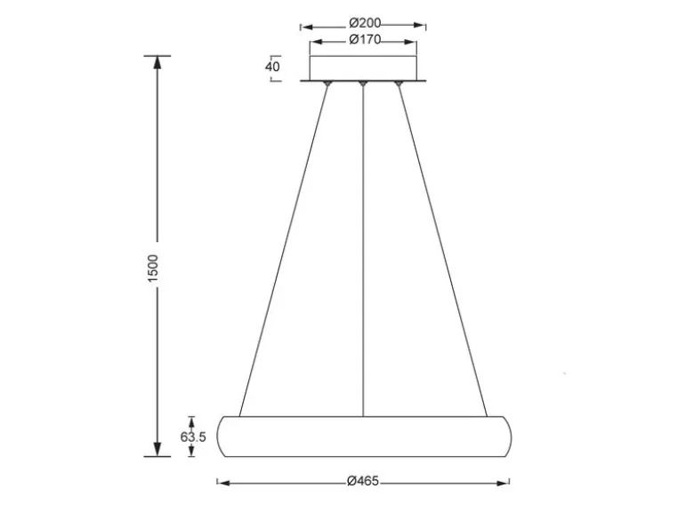 LED Pendelleuchte CARDONA Weiß, dimmbar & 3 Lichtfarben, Ø 46,5cm