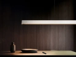 LED Pendelleuchte DONEGAL elektrisch höhenverstellbar, Tageslicht, Breite 150cm