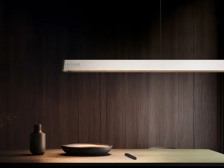 LED Pendelleuchte DONEGAL elektrisch höhenverstellbar, Tageslicht, Breite 150cm
