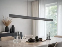 LED Pendelleuchte DONEGAL elektrisch höhenverstellbar, Tageslicht, Breite 150cm