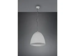 LED Pendelleuchte einflammig Metall Grau rund, Ø 40cm