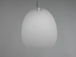 LED Pendelleuchte einflammig Metall Grau rund, Ø 40cm