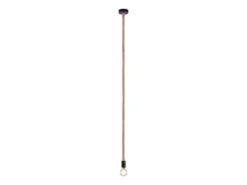 LED Pendelleuchte 1-flammig mit Hanfseil, Abhängung 160cm